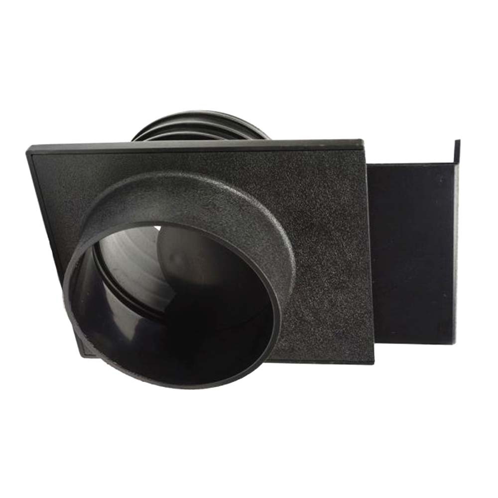 11440 4-Inch ABS Plastic Blast Gate with One Threaded End