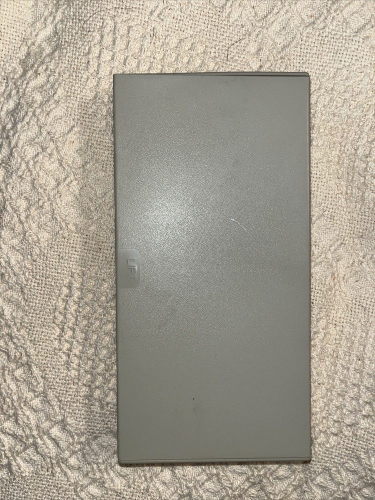 3.5" Floppy Disk Carrying Case Gray diskette Holder