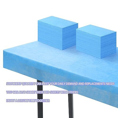 50 Pack Disposable Bed Sheets for Salon Massage Spa Table Cover