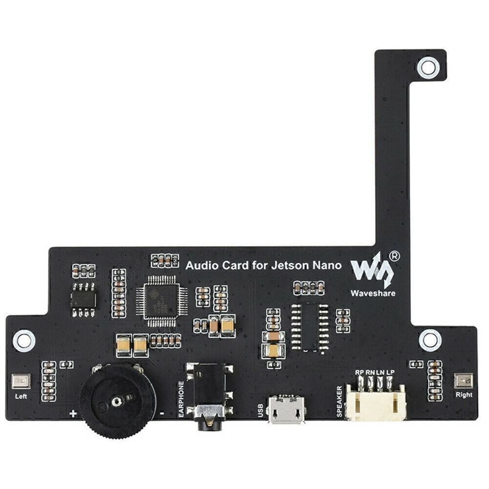 Waveshare Audio Codec Module for Jetson Nano USB Audio Codec Driver-Free Sou KI