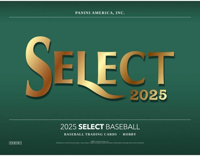 2025 Panini Select Baseball Hobby Box