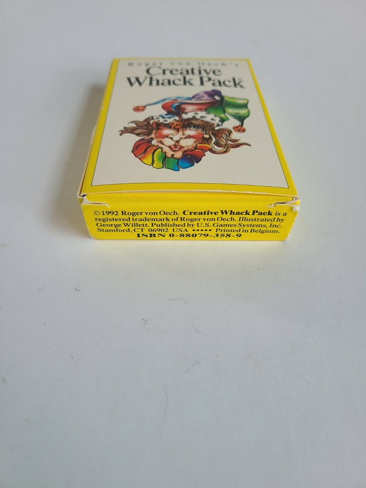 Creative Whack Pack Roger von Oech's -1992 Edition - Card Deck + Booklet
