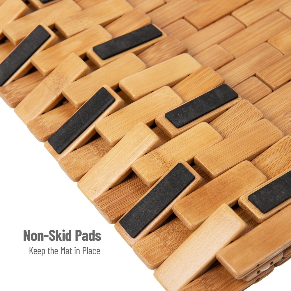 Reader Bath Mat, Shower Mat, Bathtub Mat, Bathroom Accessory, Wood