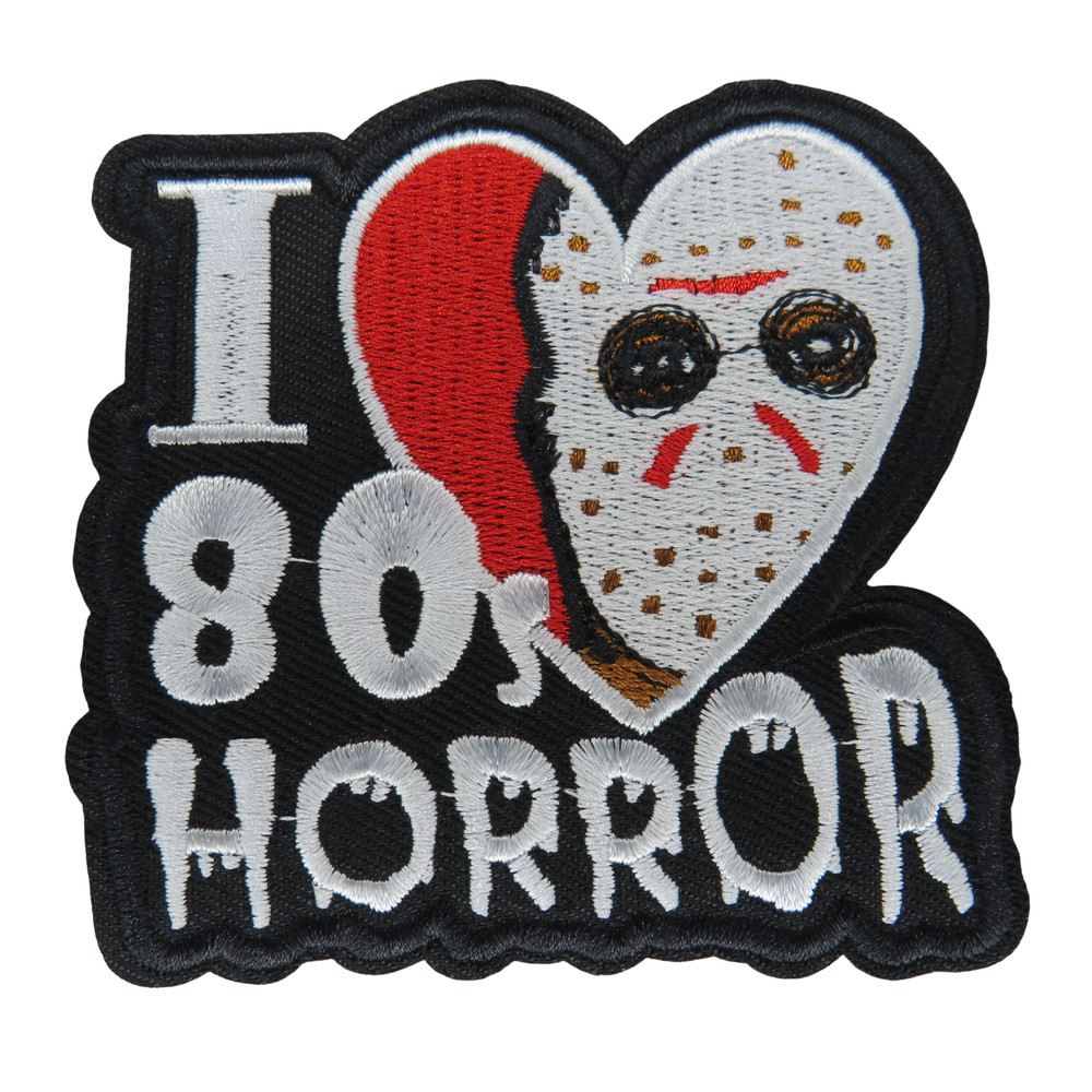 80s horror patch patch iron on patch biker punk patch iron on