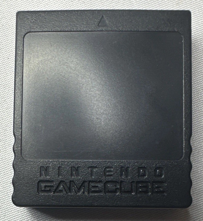 Nintendo GameCube Black Memory Card 251 Blocks (DOL-014) Genuine OEM Tested