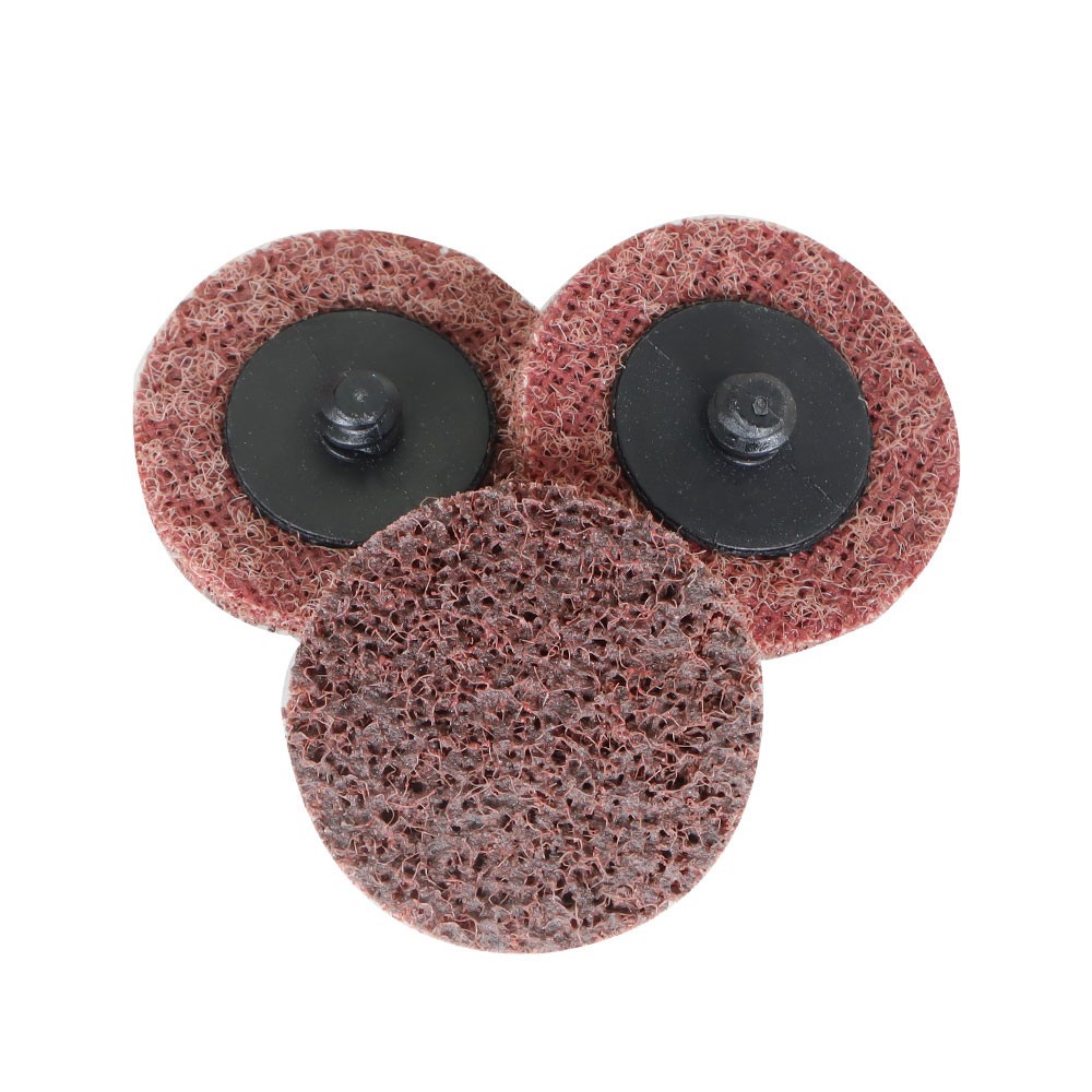 50 Pack 2" Medium Surface Conditioning Discs Roll Lock Grinder Sanding Pads