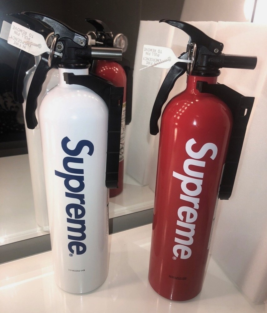 Supreme Kidde Fire Extinguisher Pack, 1 White 1 Red (Custom)