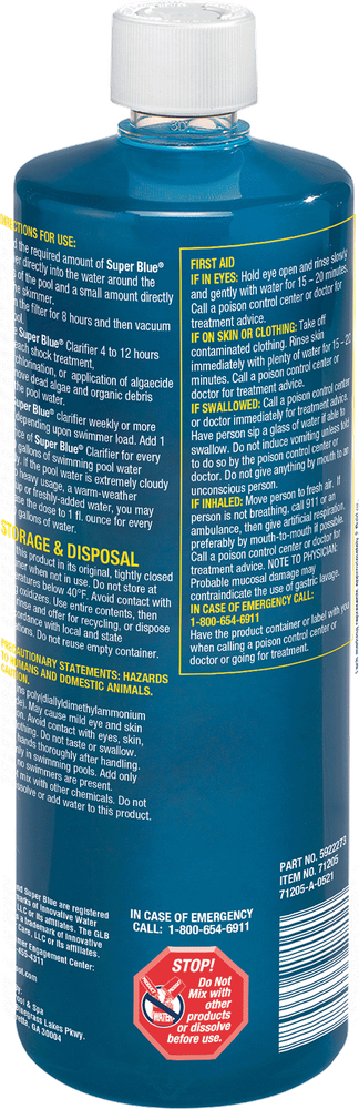GLB Super Blue Clarifier 32oz. (Pack of 2)