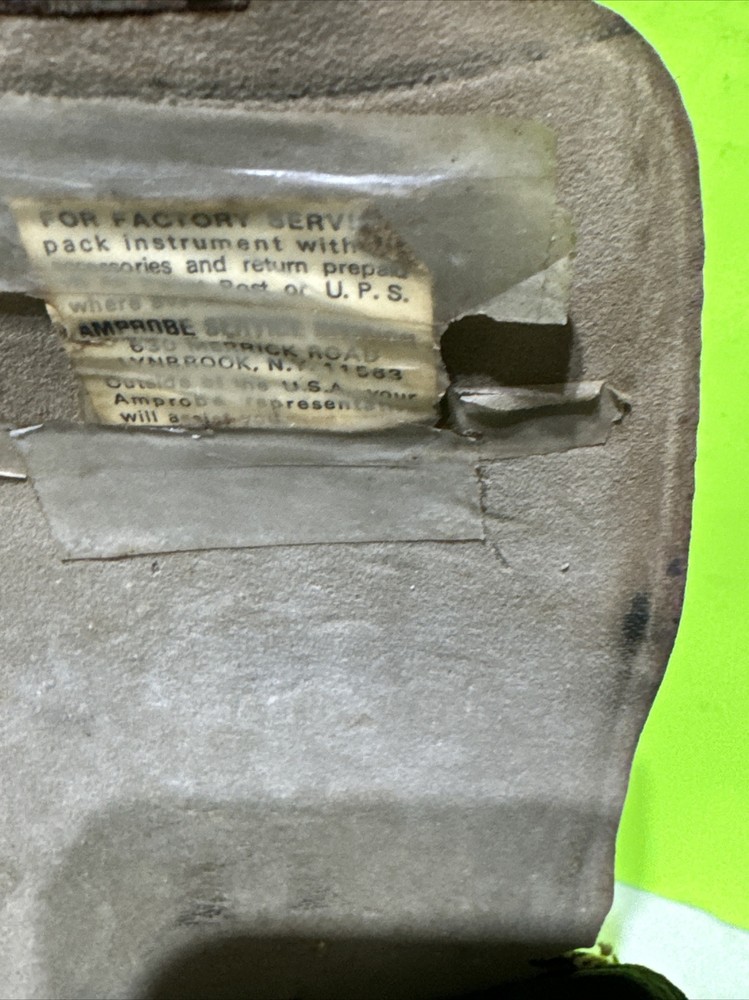 Amprobe AC Current Voltage Vintage Not working (shelf)