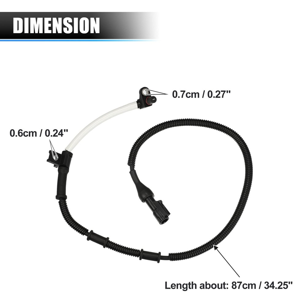2pcs ABS Wheel Speed Sensor Front Left Right Wheel ABS Brake Sensor for Ford ...