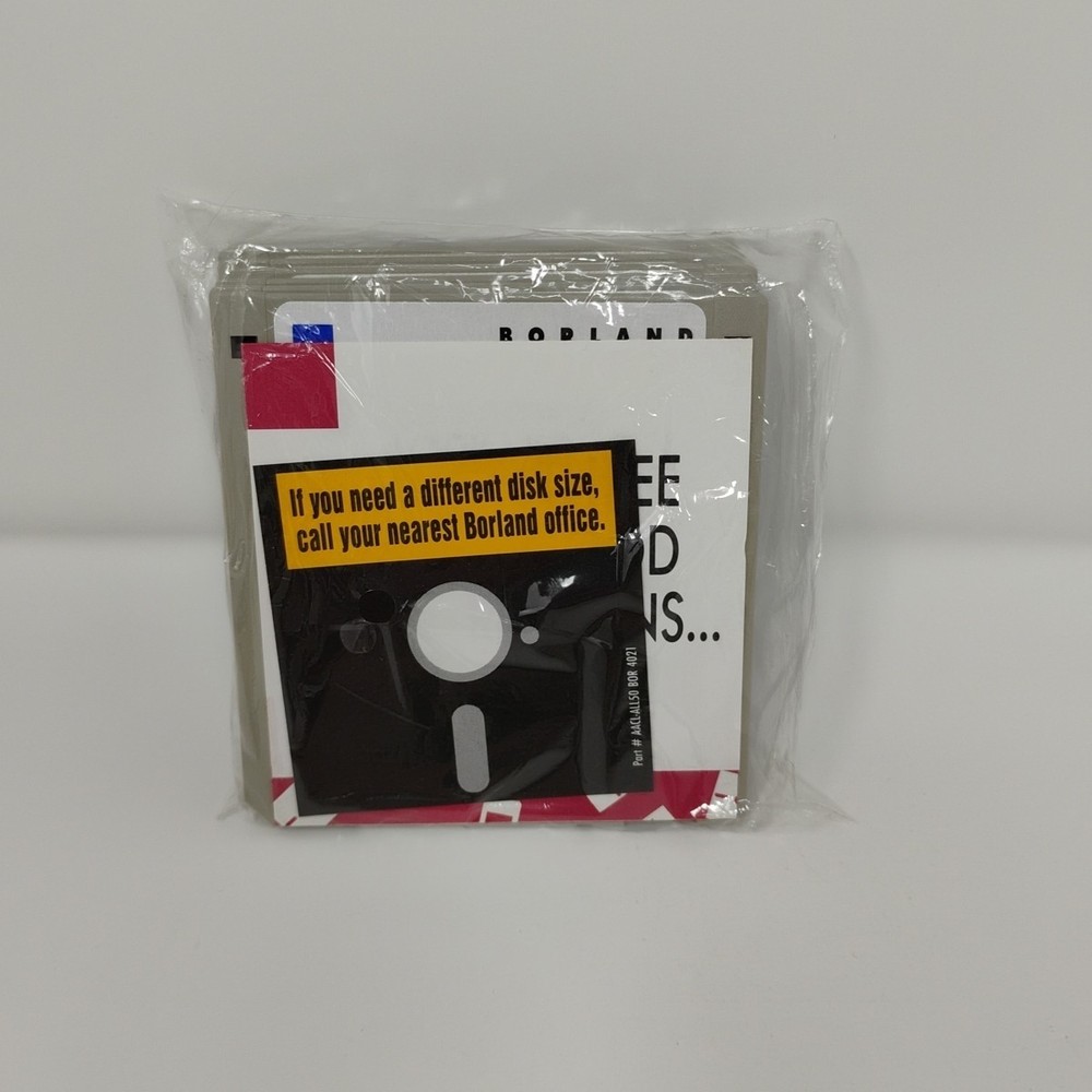 Borland C++ 3.1 Programming Debugger Assembler Sealed 3.5" Diskettes & Manuals