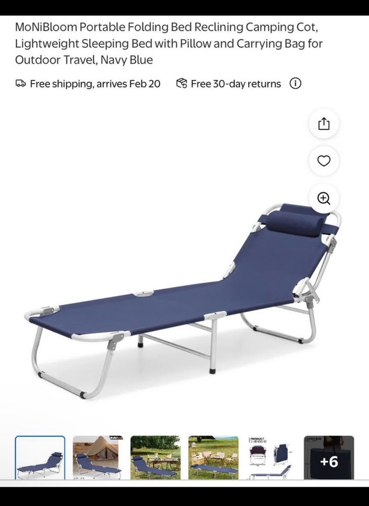 Monibloom Camping Bed