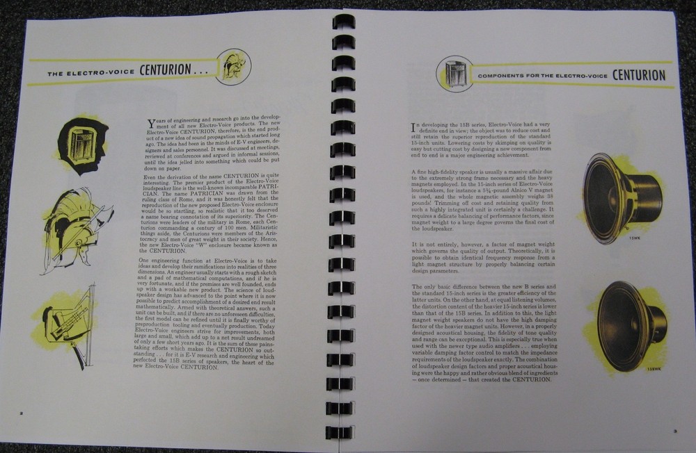 *USA* EV KD3 CENTURION DETAILED EV Speaker Plans