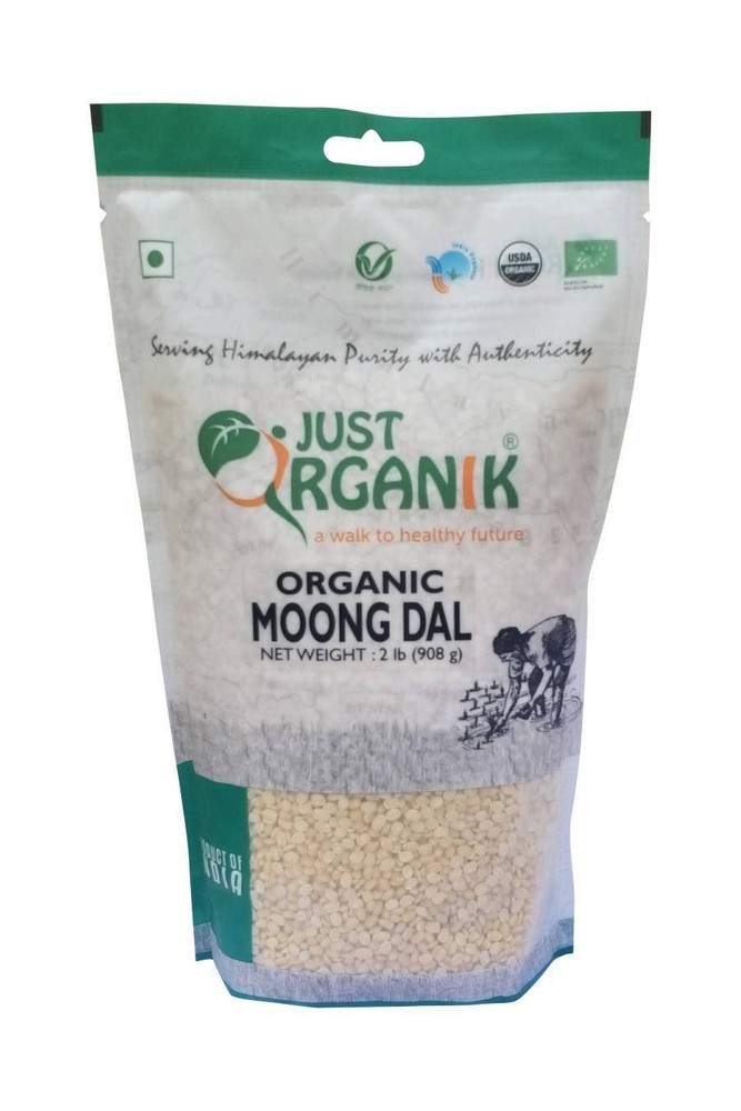 Organic Moong Dal, Green Lentils Split