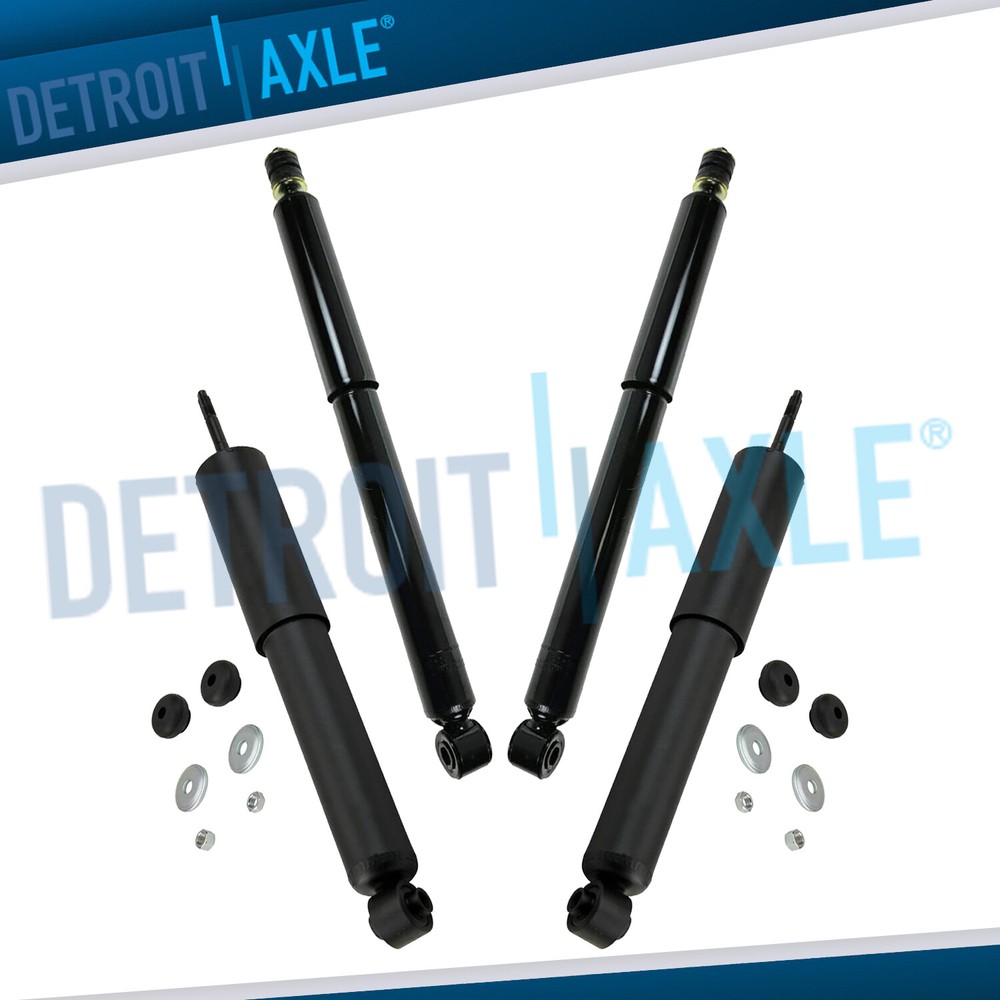 2WD Front & Rear Shock Absorbers Assembly for Ford E-150 E-250 E-350 Econoline