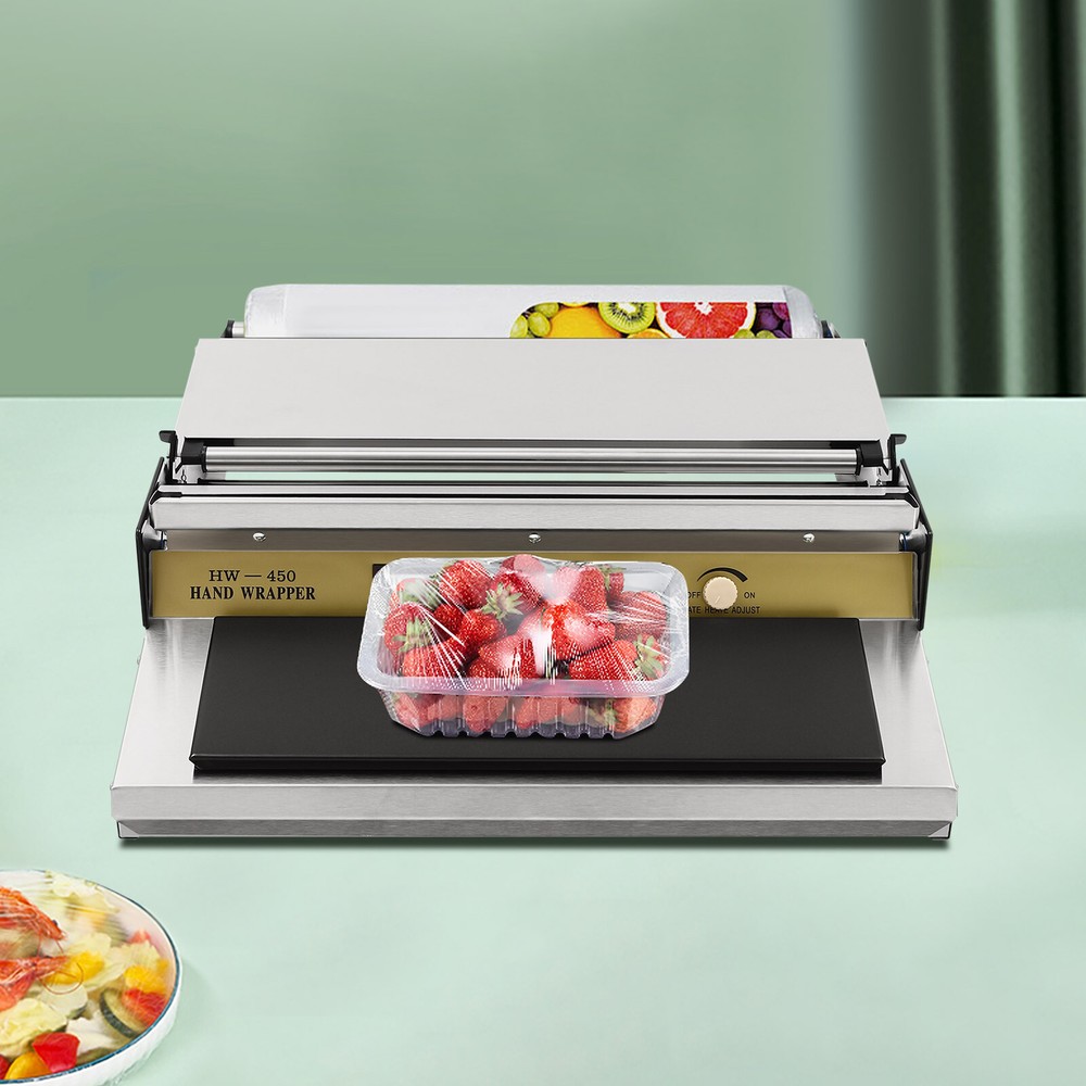 HAND WRAPPING MACHINE, WIDTH FILM WRAPPER, WRAPPING MACHINE FOR FOOD PACKAGING