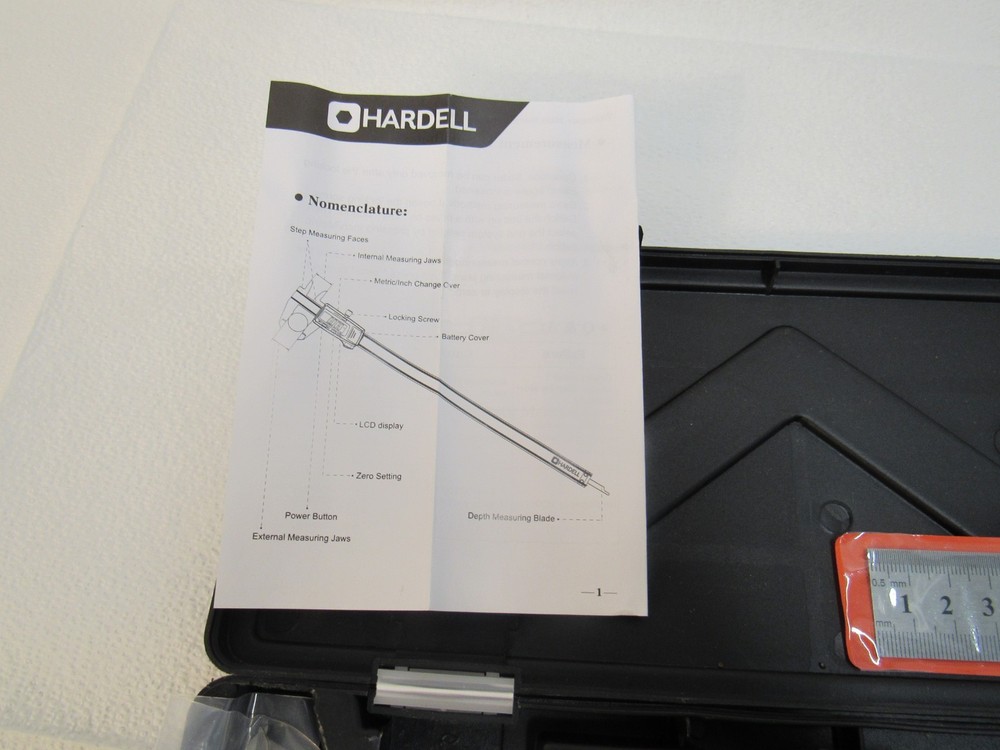 HARDELL Digital Caliper 12 Inch Measuring Tool Large LCD Screen