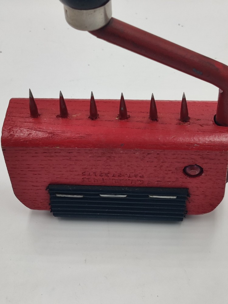 Vintage Upholstery Pulling Tool G.W. Mount 403 Red & Black Handle Used