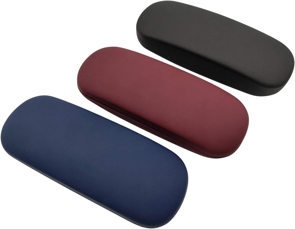 HSYMQ 3Pack Unisex Hard Shell Eyeglasses Protector Cases, Protective Case...