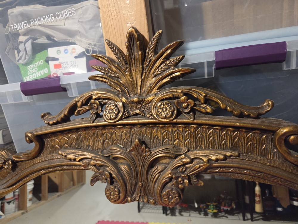 Antique Large Wall Mirror Vintage 65x49"