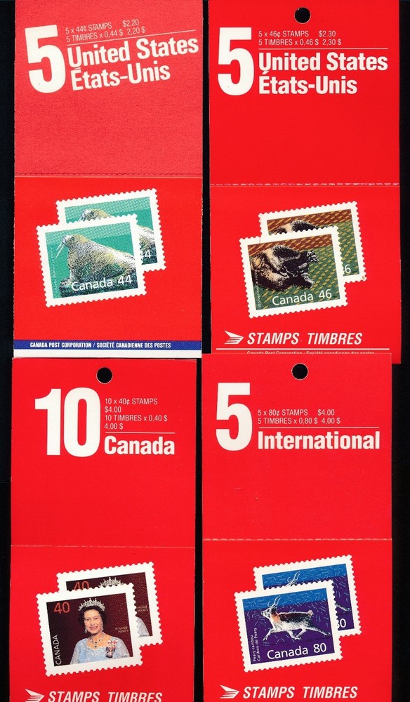 CANADA BOOKLETS (14); POST OFFICE FRESH - UNEXPLODED; FV $62 CAD