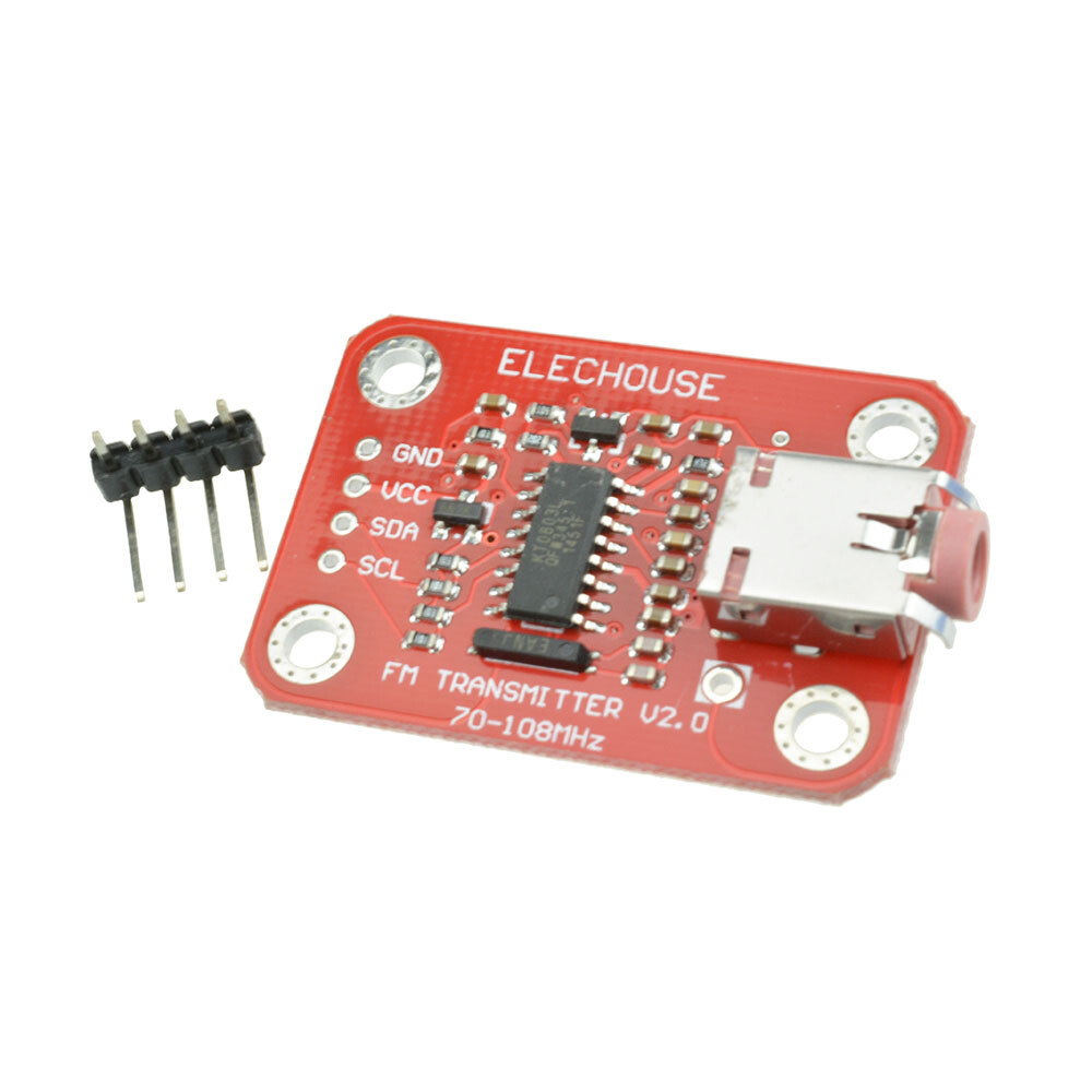 FM Transmitter Module V2.0 FM Radio Digital Module for Arduino Microphone Audio