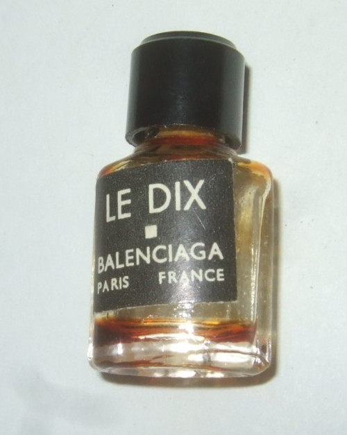 Balenciaga Le Dix Miniature Perfume Bottle Sample Perfume Empty