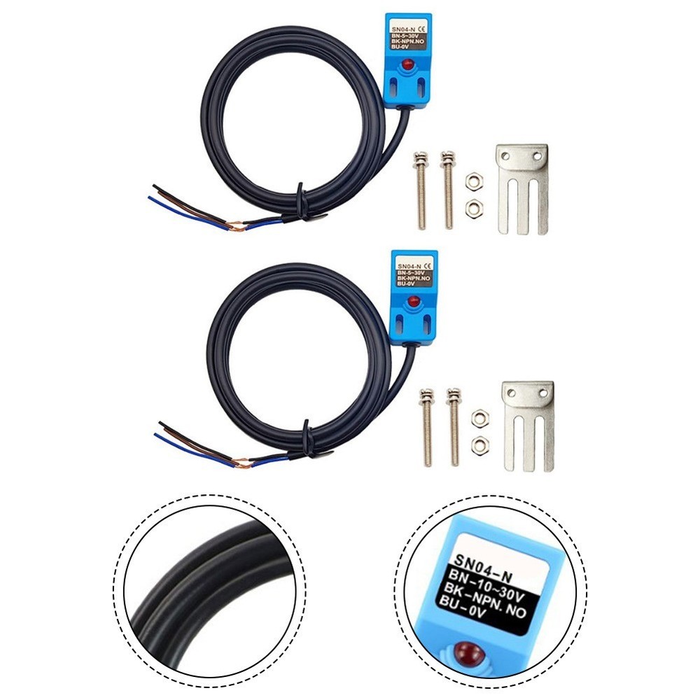 SN04N NPN NO Inductive Proximity Sensor Switches 2 Sets for Multiple Industries
