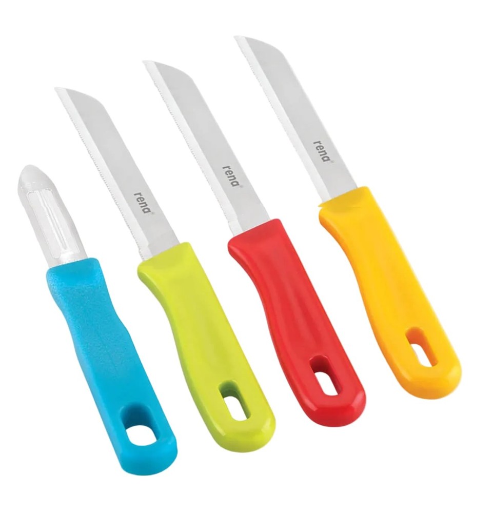 4 pcs Set - 3 Kitchen and 1 peeler Set