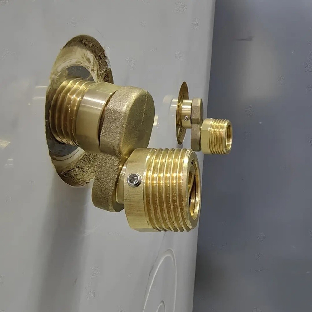 Brass Shower Elbow Joint 360 Degree Rotating Adjustable for Various Setups