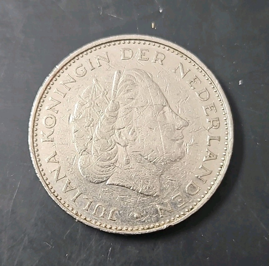 1970 Netherlands - 2½ Gulden (KM.#191)