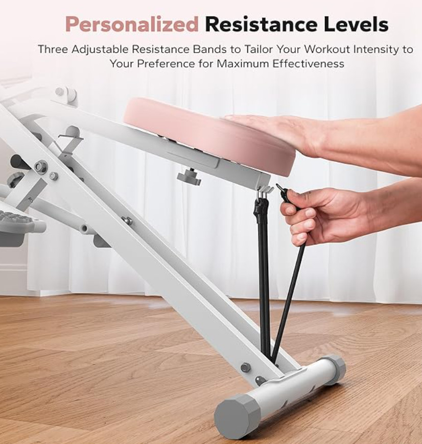 MERACH R07 2 in 1 Squat Rowing Machine, Easy Setup & Foldable Exercise at home