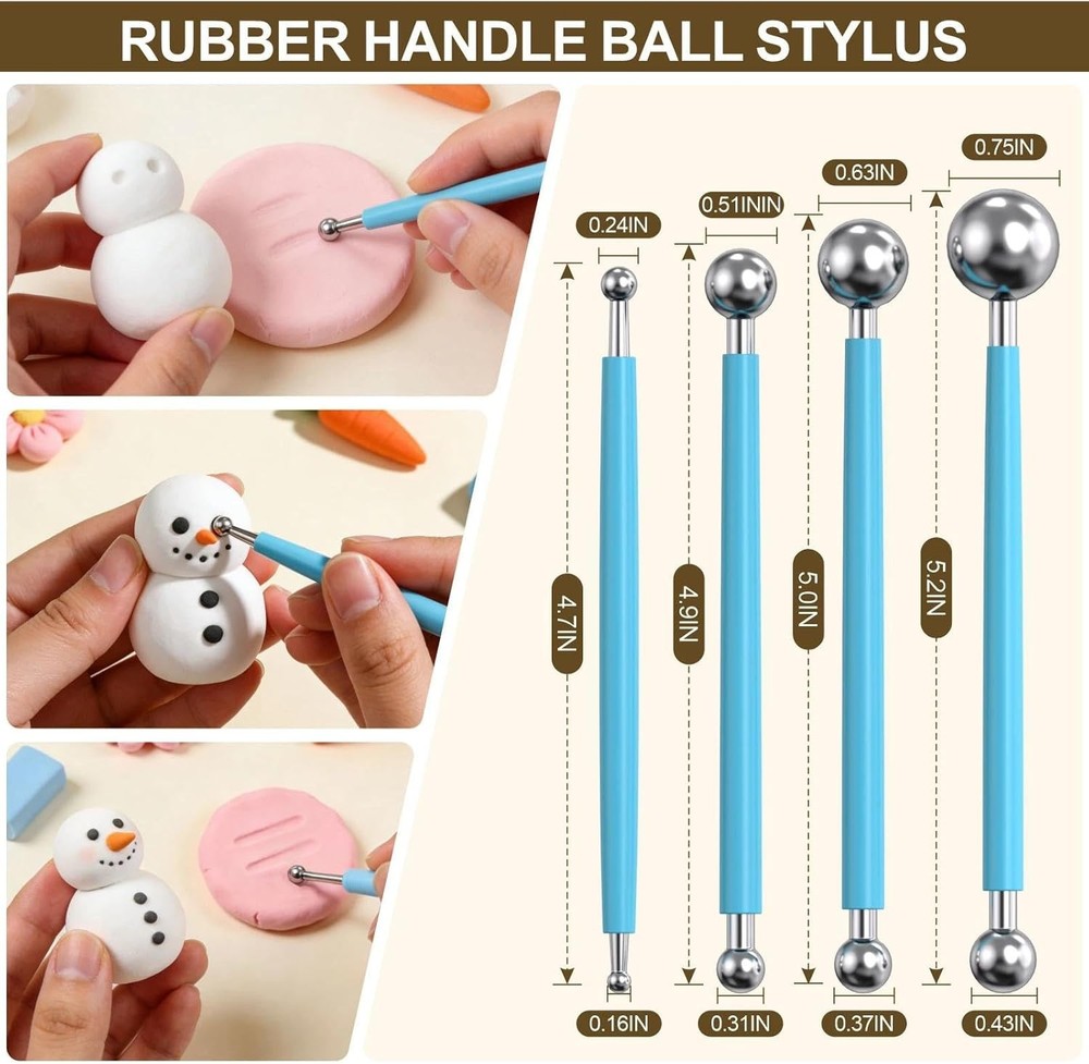 Pottery Clay Sculpting Tools 27pc Set