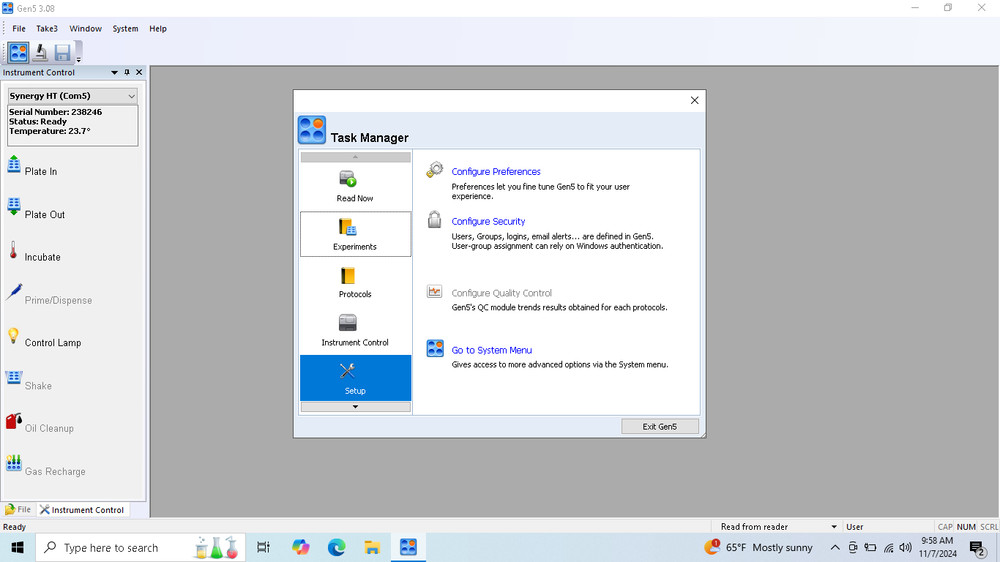 Biotek Synergy HT Multi-Detection Microplate Reader Validated with Warranty
