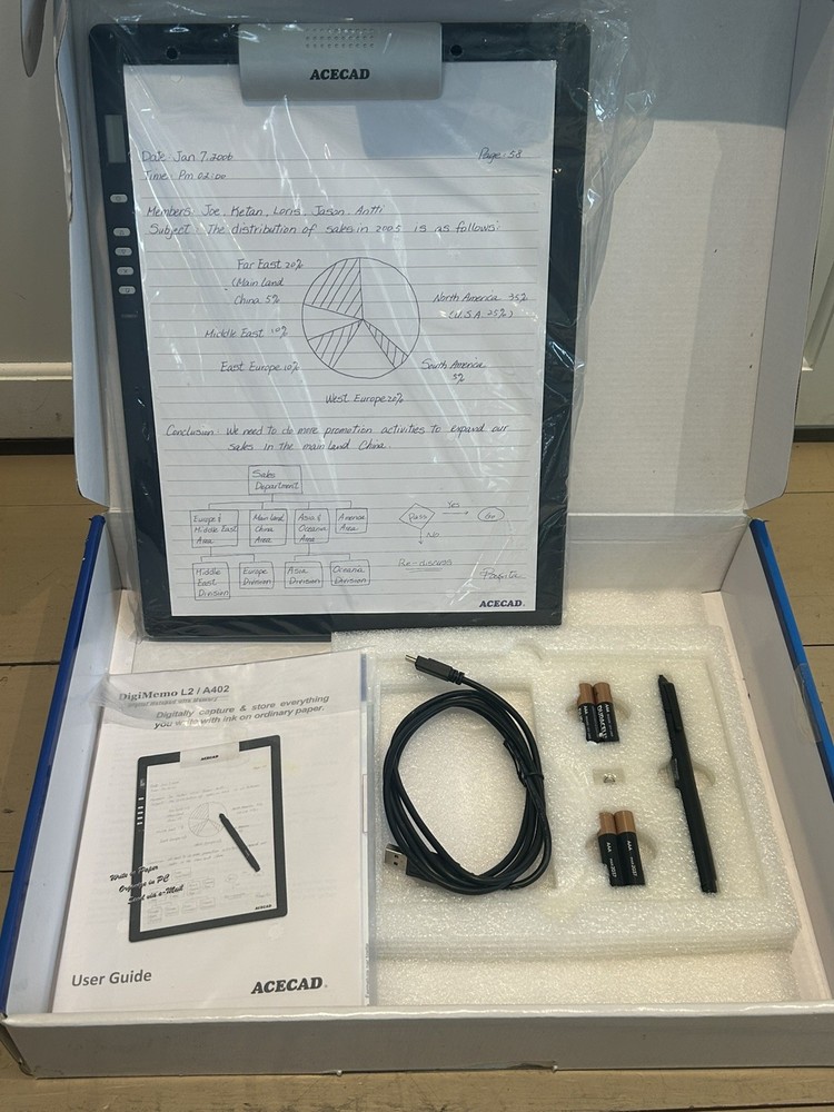 Acecad DigiMemo L2 Digital Note-Taking Tablet