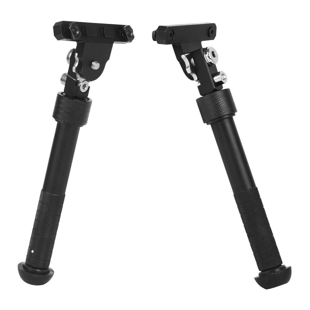 Adjustable Mlok Bipod Side Rail Direct Attach Folding Rifle 6.5''-9''Black Bipod