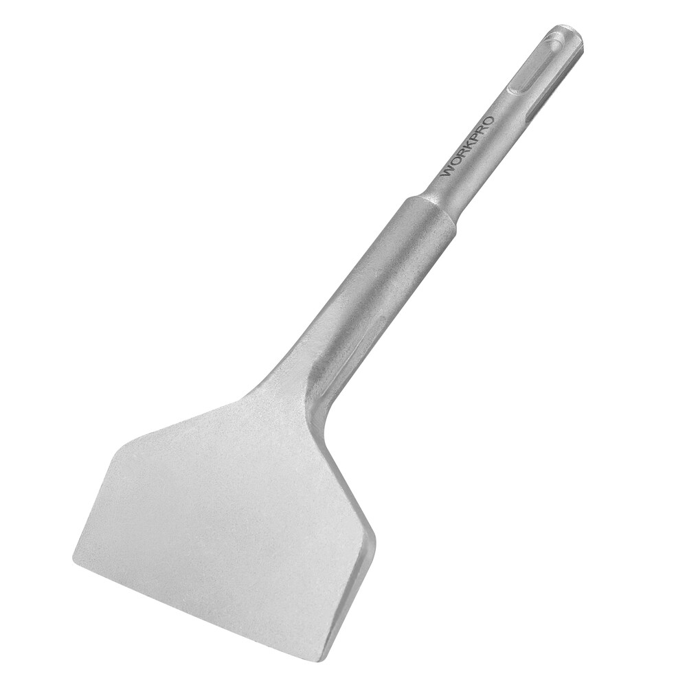 WORKPRO 3-inch SDS Plus Chisel Cranked Angled Bent Tile Removal Chisel for Tiles