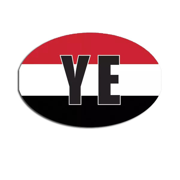 Yemen Oval Sticker Decal