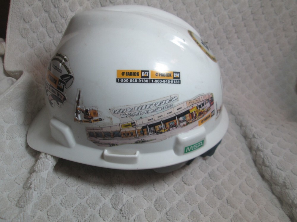 V-Gard CAT Caterpillar Logo Fabick 2012 Hard Hat Cap Size Medium nr