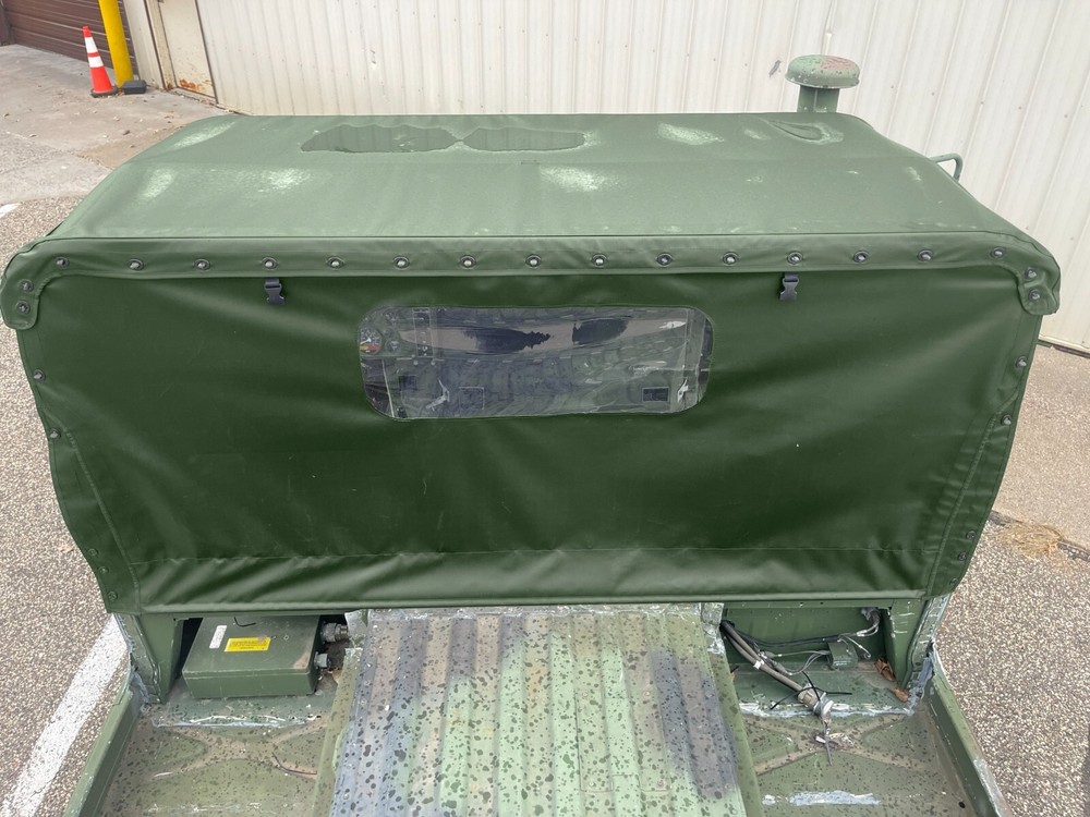 2-MAN Canvas Soft Top Green Fits Military HUMVEE M998 Remove Install in min