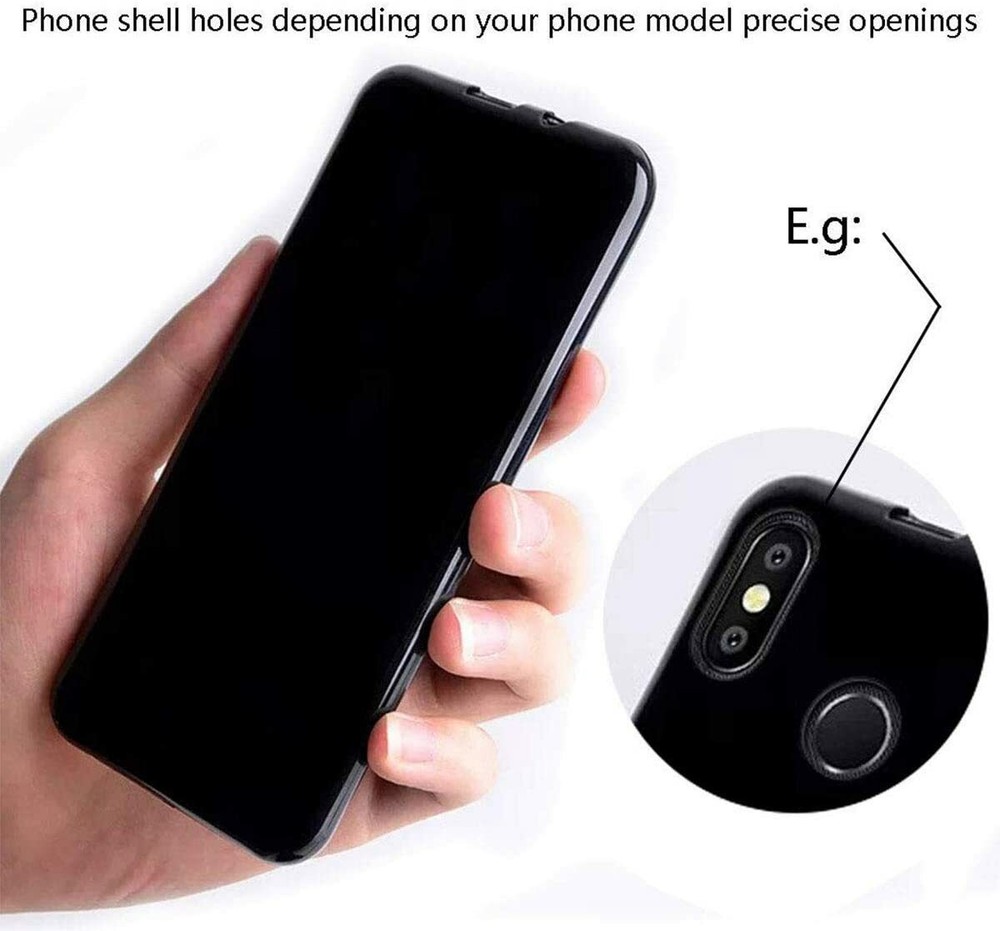 BLU G70 Case,Anti Scratch Flexible Durable Protective Case (Black)