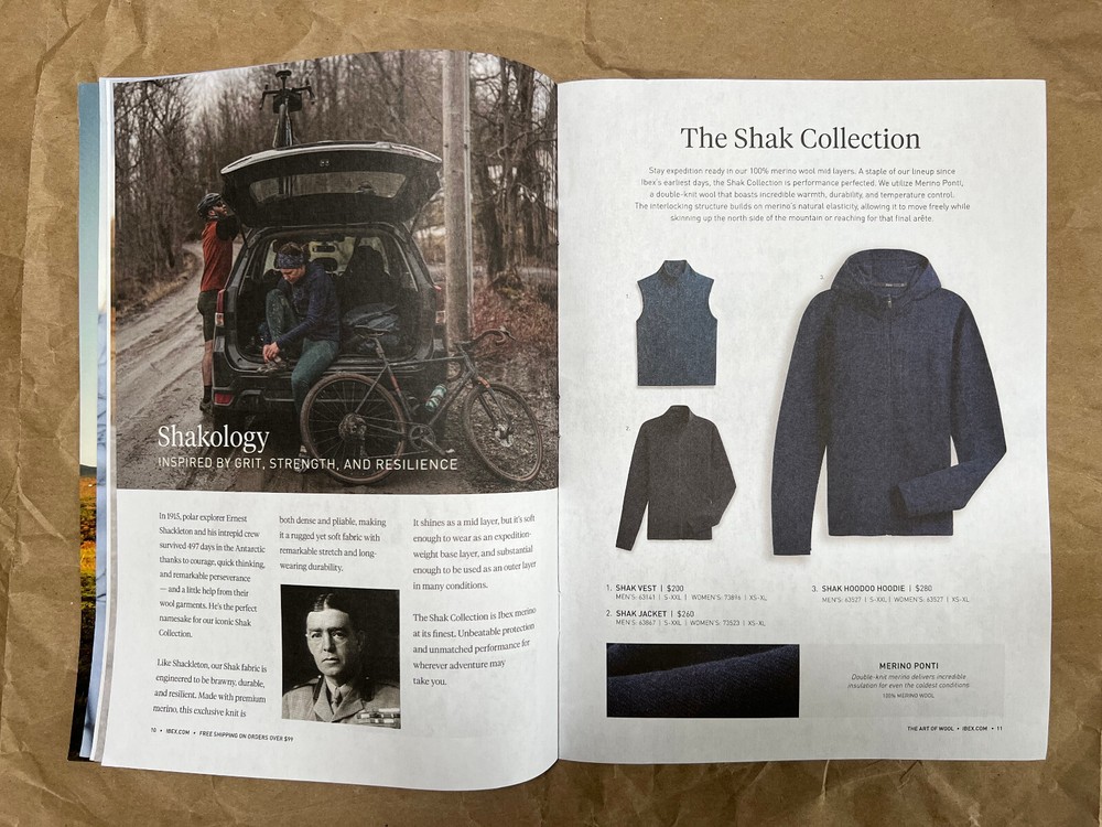 Ibex Wool catalog, Fall 2022