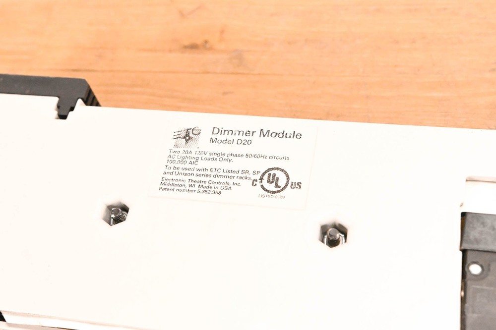 ETC D20 Dual 20A Dimmer Module (PAIR) CG010EV