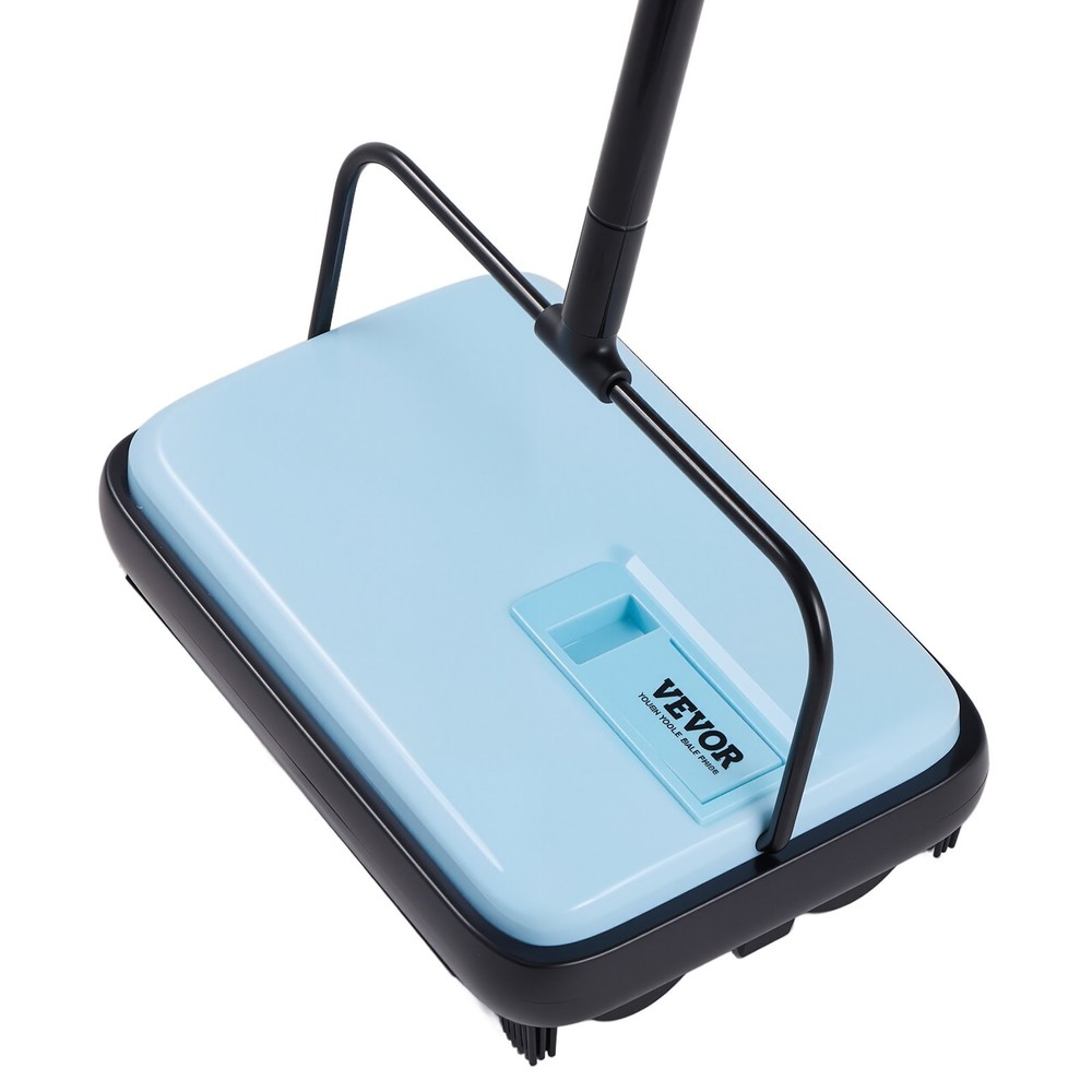 Carpet Sweeper Manual Floor Sweeper 300 ml Dustbin Capacity Easy Empty 6.7