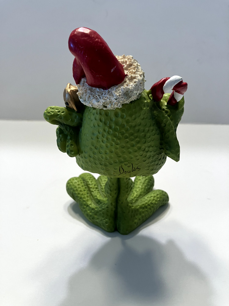 Bobble Head Santa Frog 5"