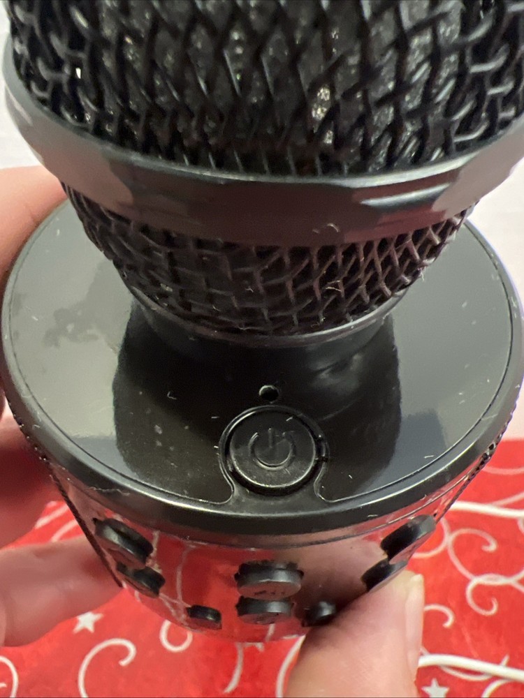 Wireless Bluetooth Karaoke Microphone with Charging Cable