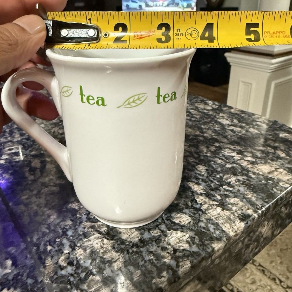 Browne and Ashley Green Leaf Tea Cup