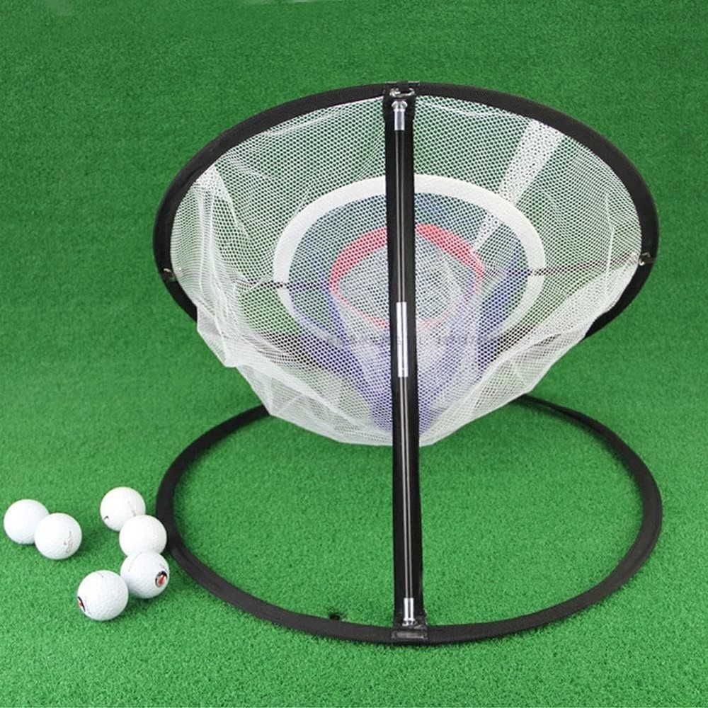 Golf Practice Net Golf Hitting Aid Training Chipping w/ Target Backyard Outdoor