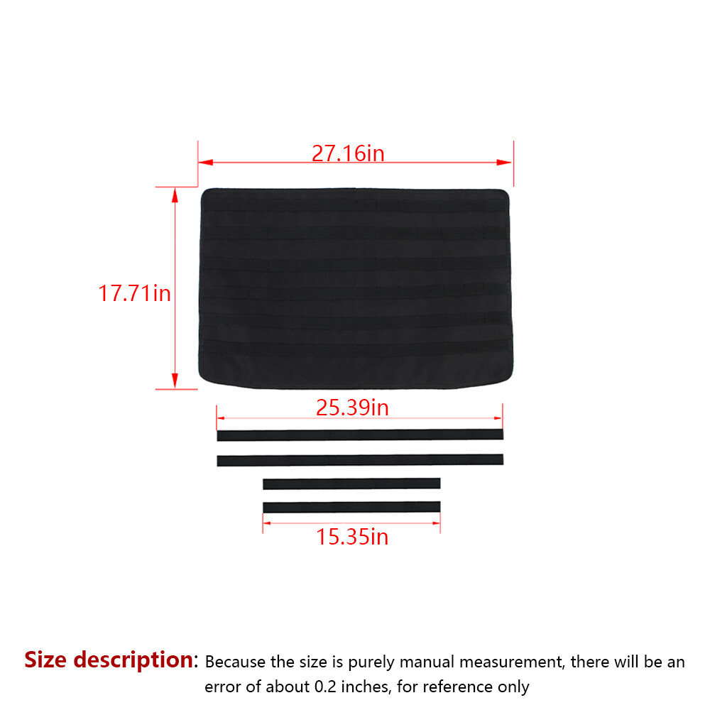 Tailgate Storage Bag Multitool Kit Organizer Pocket For Bronco 21+ Accessories