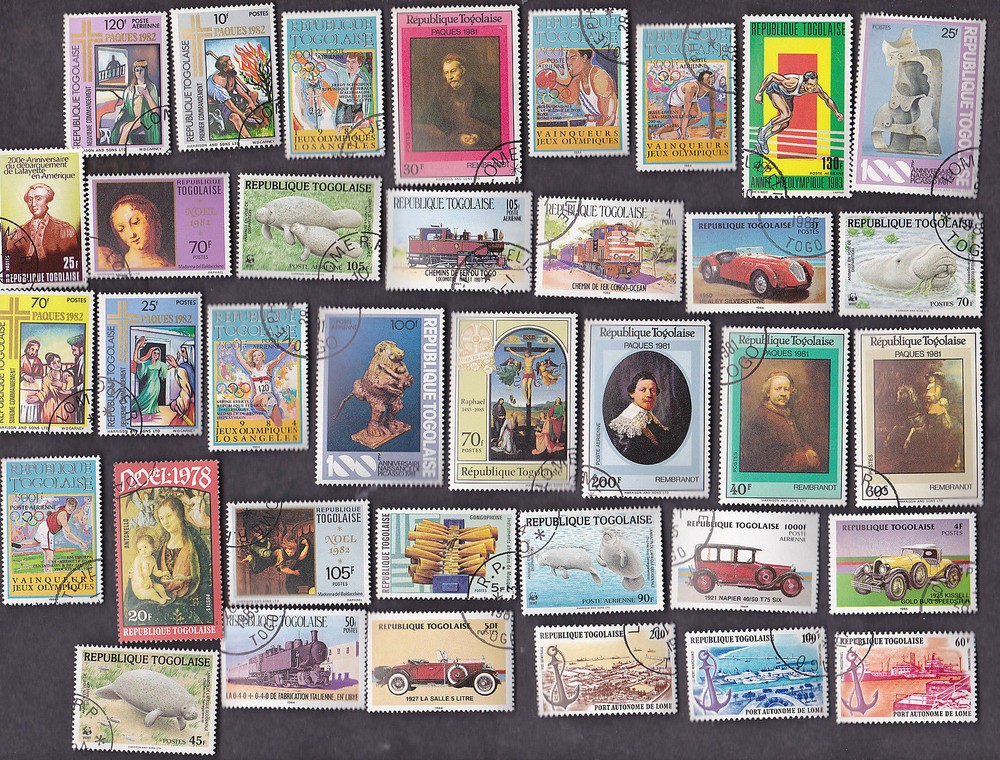 100 All Different  TOGO STAMPS